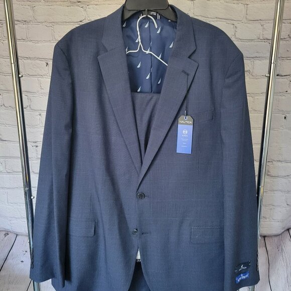 Nautica Men's Modern-Fit Bi-Stretch Suit - Picture 1 of 13
